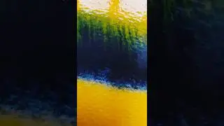 Ultramarine + Bright Yellow Watercolor Collision #watercolor #abstractpainting
