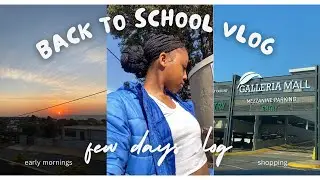 BACK TO SCHOOL VLOG | school days, homework, shopping, doctor visit,etc 📓🤍