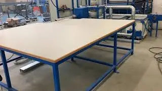 Feather and down filling machine