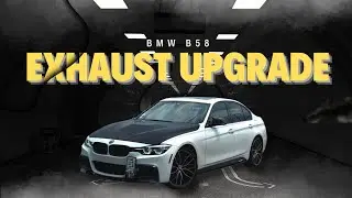 Установка даунпайпа VRSF на BMW 340i | Улучшение звучания B58