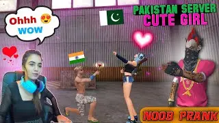FLIRTING WITH ''CUTEST PAKISTANI 🇵🇰GIRL ON Worldchat Noob Prank 😍 - Garena Free Fire