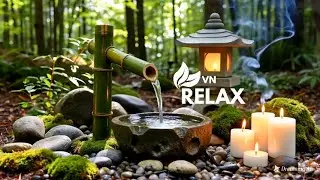Peaceful Piano with Flowing Water Sounds 🌿 Sleep Music for Anxiety Relief & Stress Healing