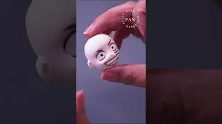 How to make One Piece Luffy with Air dry clay  Polymer Clay #airclay #onepiece  #anime #luffy