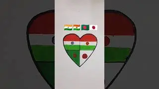 #🇮🇳🇳🇪🇧🇩🇯🇵#flagdesign#art#viralshort#ternding