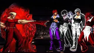 [Mugen KOF] Yamazaki Blood Team vs Orochi Iori QS