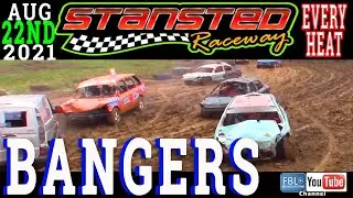 Stansted Raceway. Bangers.  Every Heat.  22nd August 2021. Full contact Banger racing.
