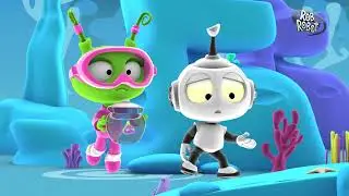 Rob The Robot Goes Back To School | What Sea Animals Are These? | Learning Video