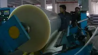 High speed non stop automatic splicing  BOPP film coating machine