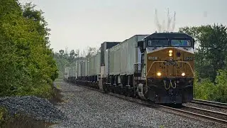 CSX I001 passes Reber Rd WB with a Solo CW44