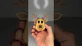 3D Printed Rudolph The Red Nose ClickerSTL:  