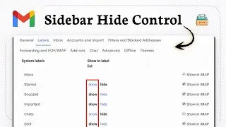 How to hide and unhide Gmail side panels (Layout Adjust)