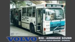 80&acute;s Volvo B58 - Airbrake sound