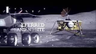TeamIndus landing site on the Moon