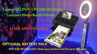 Canon SELPHY CP1300 Wireless Compact Photo Booth Printer