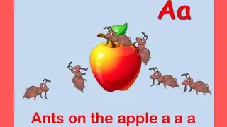 ABC Song  Ants on the apple a a a  phonics song | Learning videos for kids | Nursery rhymes