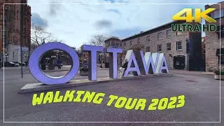 🟡Urban Exploration in 4K: Ottawa, ON, Canada🔵 #walkingtour #ottawa