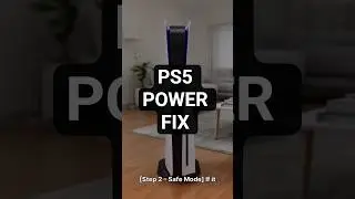 Исправление проблем с питанием PS5