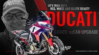 Ducati MultiStrada V4 Pikes Peak & V4S Both Kitted Out With An Ezcan And New Denali Lights