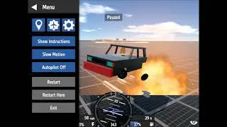 1983 Ford LTD CROWN Victoria vs 1979 MIKU LTD S LIGHT SKY BLUE SIMPLEPLANES RACE AND CRASHES