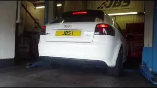 Audi S3 modified. Anti-lag