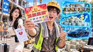 Chàng Thợ Xây Bị Vợ Bỏ Vì Nghèo, Vô Tình Trúng Số Đổi Đời Trở Thành Tỷ Phú