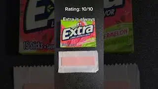 GUM WARS: Extra  VS 5 - WATERMELON FLAVOR #shorts