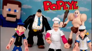 Popeye the Sailor Man Toys - Boss Fight Studio Series 3 Figures