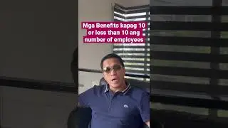 Employee Benefits for establishments with 10 or less than 10 employees