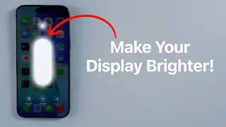 How To Make your iPhone Display BRIGHTER than Max! (Full Control)