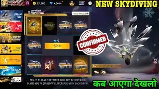 Next Skydiving Event | FF New Event | Dream Dive Skydiving Faded Wheel Next Skywing Skin Kab Aayega