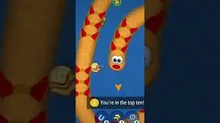 worm zone.ios big worm in game .iOS defeated .ios magic worm game#wormszone #subscribe #unfrezz