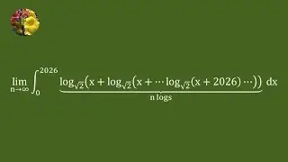 2026 MIT Integration Bee Finals  Problem # 3