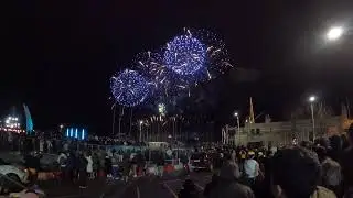 New Year Fireworks 2025 | Dún Laoghaire Harbour, Ireland