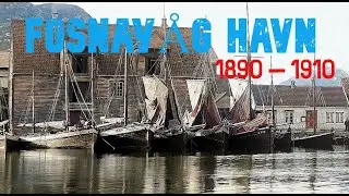 Гавань Фоснавог 1890&ndash;1910 гг. Суннмёре, Норвегия. (цветная/обновленная версия)