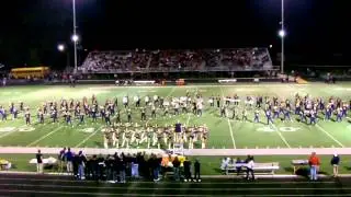 Tiffin vs. Bellevue Band Show 9.28.2012