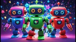 Six Toy Robots Count to Ten | Counting Song for Kids | Fun Robot Rhyme for Toddlers
