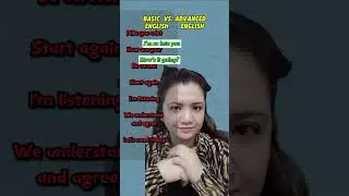Let's turn Basic phrase into Advanced English! #highlights #highlightseveryone
