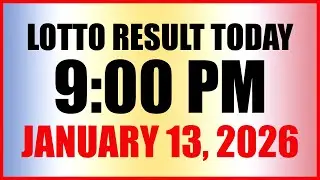 Lotto Result Today 9pm Draw January 13 2026 Swertres Ez2 PCSO