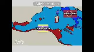 1st Punic War Animated (Rome Republic vs Carthage Empire)