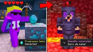 MINECRAFT MAS FAZER CONQUISTAS = PERDER CORAÇÕES!!!