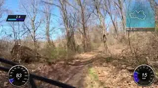 Holly Wilderness Trail with Garmin Data Overlay