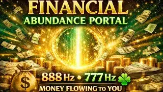 Financial Abundance Portal 💰| 888 Hz &times; 777 Hz Manifestation | Money Flowing to You | Money Frequency