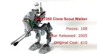 Retro Review: Lego Set #7250 Clone Scout Walker
