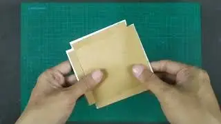 Membuat kotak kado dari kertas untuk ulang tahun / gift box making with paper for birthday 