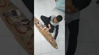 Craft kardus bekas kapal perang #craft #handmade #art #viral #kapal #tni #ikn #crafts #kardus #fun
