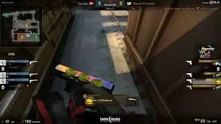 Edward with a sick pistol ace against Heroic (CSGO)