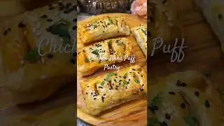 Chicken Tikka Puff #ramadanrecipes #ifthar #chicken #pastry #tikka #shorts #ytshorts #food #recipe