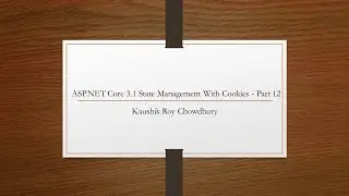 ASP NET Core 3 1 State Management With Cookies - Part 12
