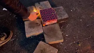 Premium - Flaming stars | 4K 60.FPS | #vuurwerk #pyro #fireworks