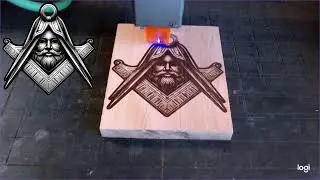 Engraving red cedar wood with a 10w diode laser